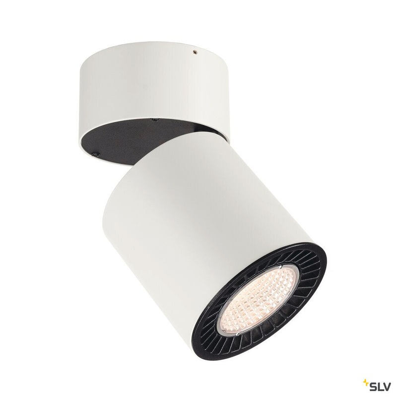 SUPROS MOVE CL, Indoor LED ceiling mounted light, round, white, 3000K, 60 reflector, CRI90, 2600lm
