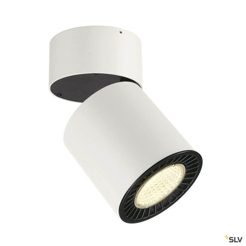 SUPROS MOVE CL, Indoor LED ceiling mounted light, round, white, 4000K, 60 reflector, CRI90, 2700lm