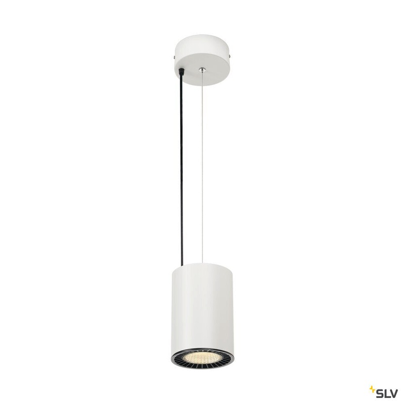 SUPROS PD, Indoor LED pendant, round, white, 4000K, 60 reflector, CRI90, 2700lm