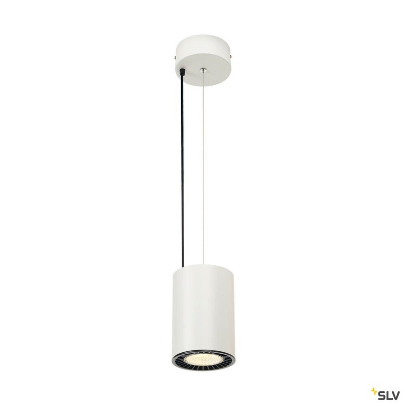 SUPROS PD, Indoor LED pendant, round, white, 4000K, 60 reflector, CRI90, 3520lm