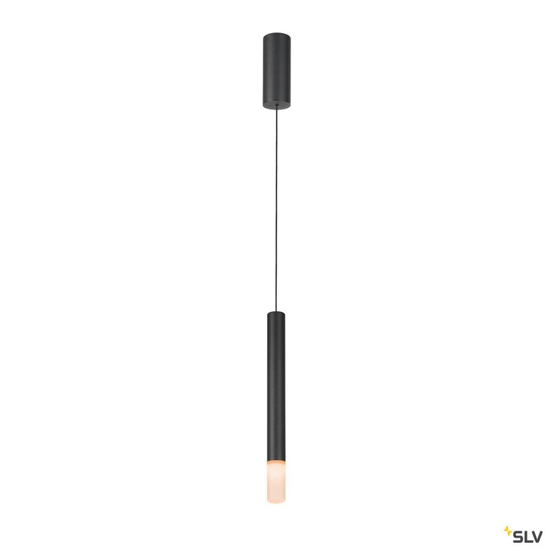 HELIA AMBIENT 35, indoor LED pendant TRIAC black with canopy