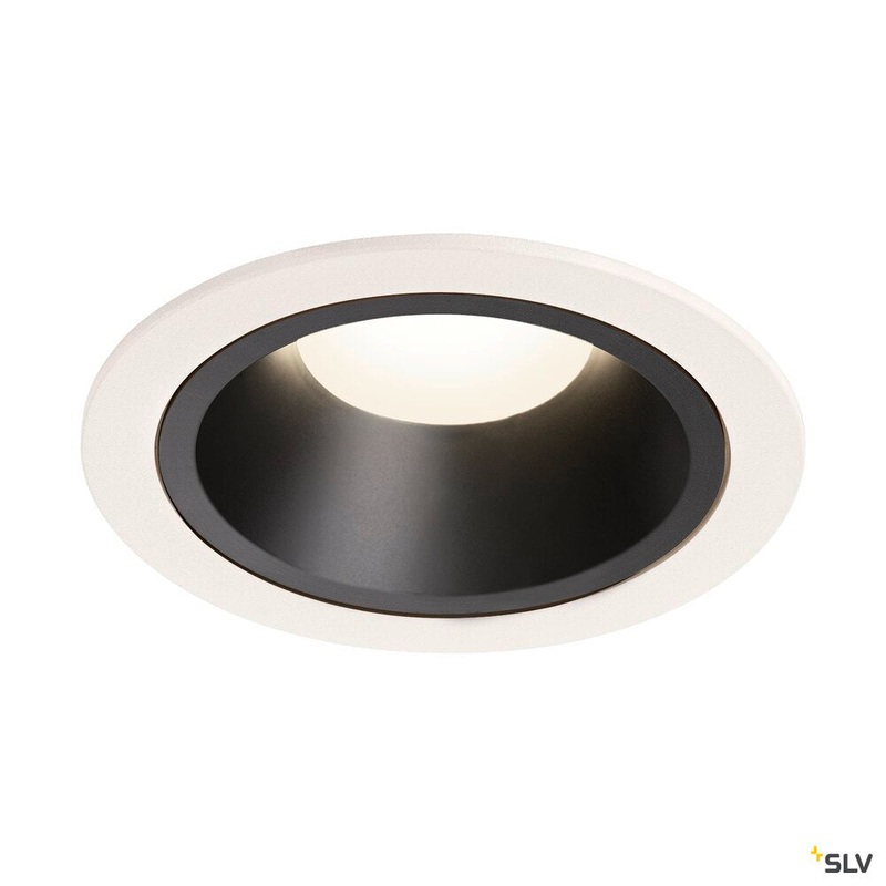 NUMINOS DL L, Indoor LED recessed ceiling light white/black 4000K 20