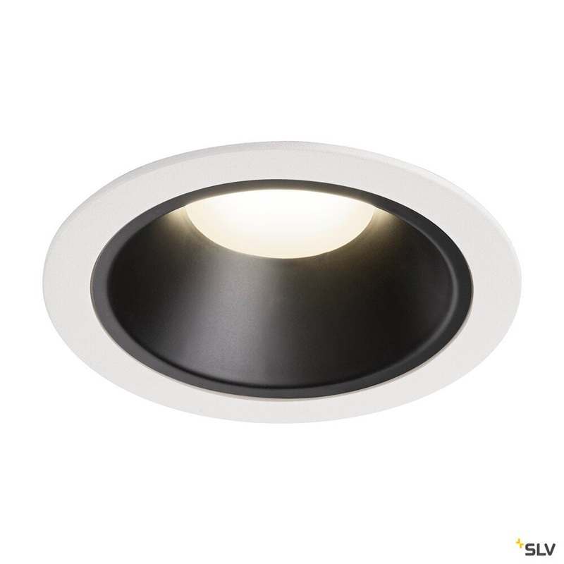 NUMINOS DL XL, Indoor LED recessed ceiling light white/black 4000 20