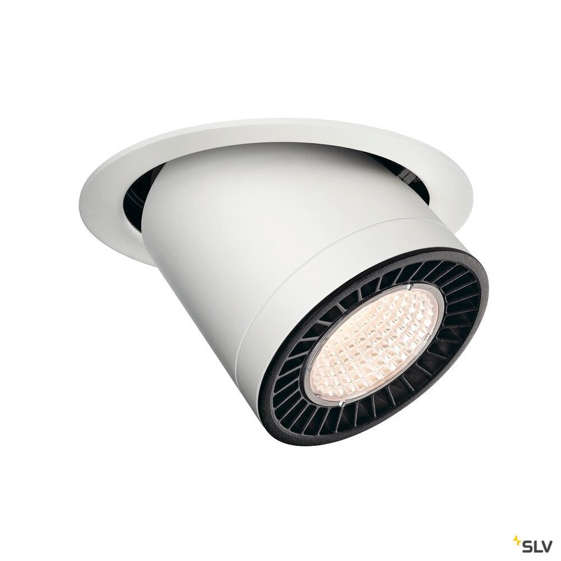 SUPROS MOVE, Indoor LED recessed ceiling light white round 3000K 60 CRI90 2600lm