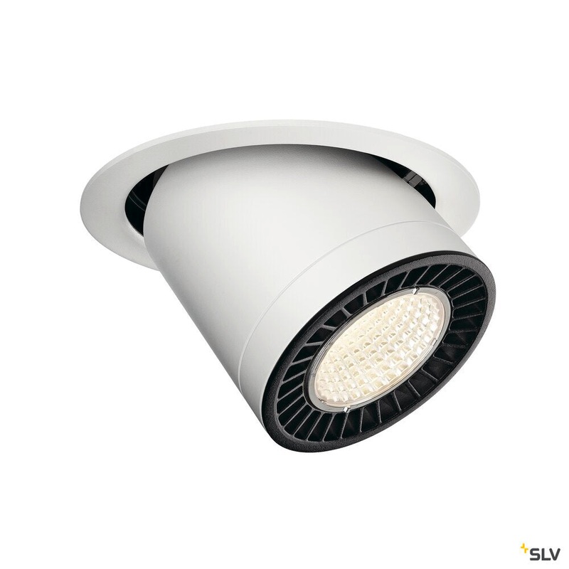 SUPROS MOVE, Indoor LED recessed ceiling light white round 4000K 60 CRI90 2700lm