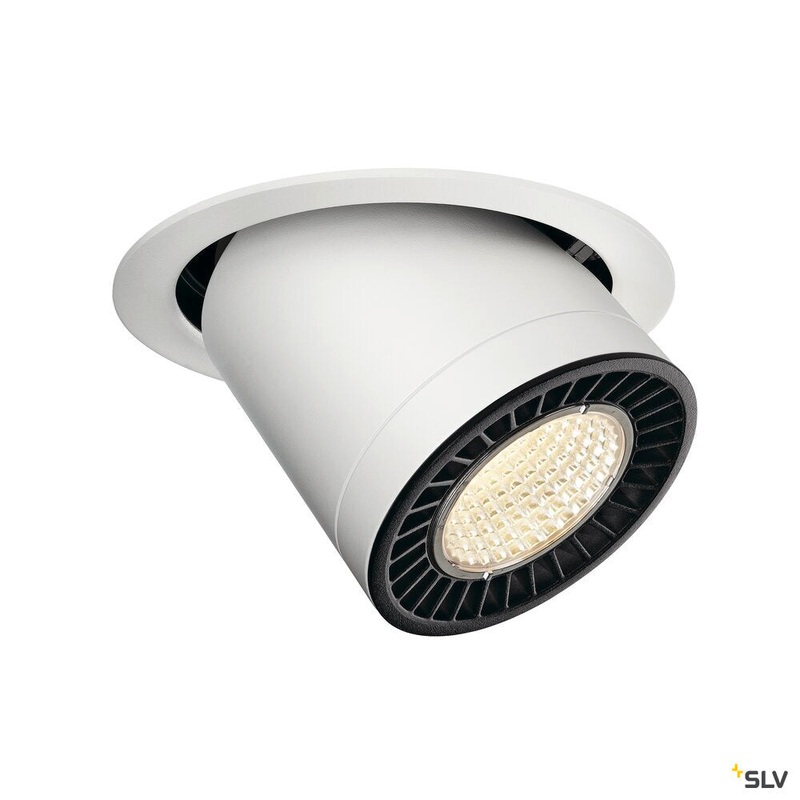 SUPROS MOVE, Indoor LED recessed ceiling light white round 4000K 60 CRI90 3520lm
