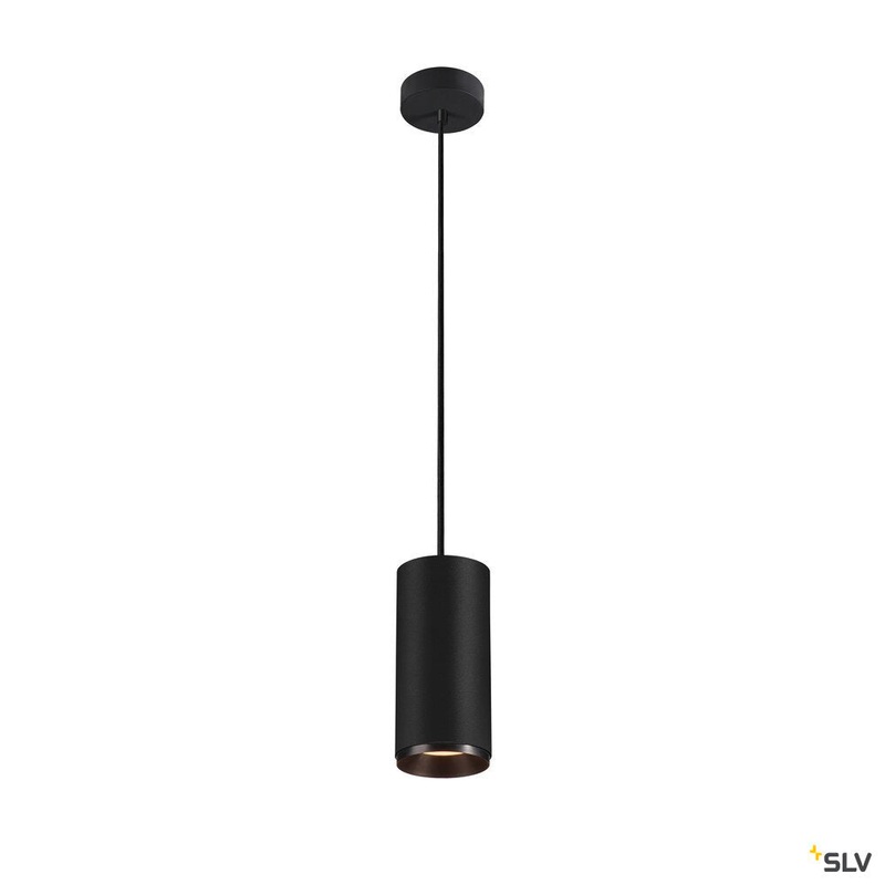 NUMINOS PD PHASE L, Indoor LED recessed ceiling light black/black 3000K 24