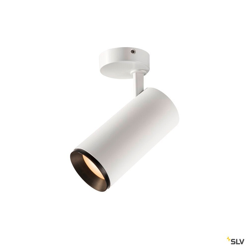 NUMINOS SPOT PHASE L, Indoor LED recessed ceiling light white/black 3000K 24