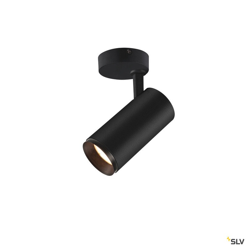 NUMINOS SPOT PHASE M, Indoor LED recessed ceiling light black/black 3000K 24