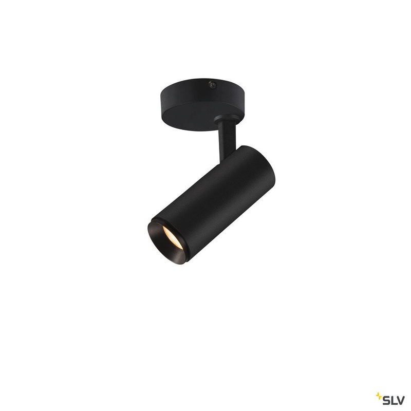 NUMINOS SPOT PHASE S, Indoor LED recessed ceiling light black/black 2700K 36