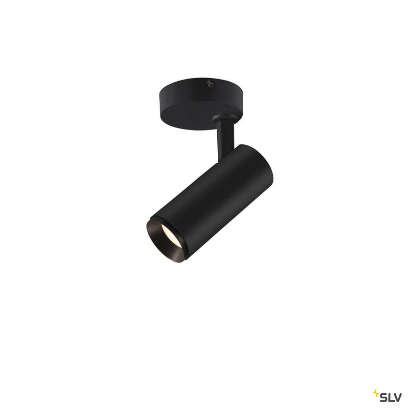 NUMINOS SPOT PHASE S, Indoor LED recessed ceiling light black/black 4000K 24