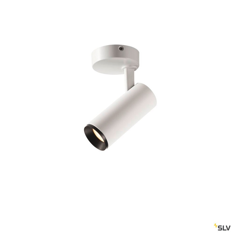 NUMINOS SPOT PHASE S, Indoor LED recessed ceiling light white/black 3000K 24