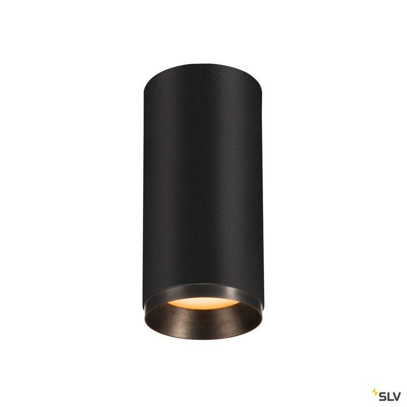 NUMINOS CL DALI M, Indoor LED recessed ceiling light black/black 2700K 24