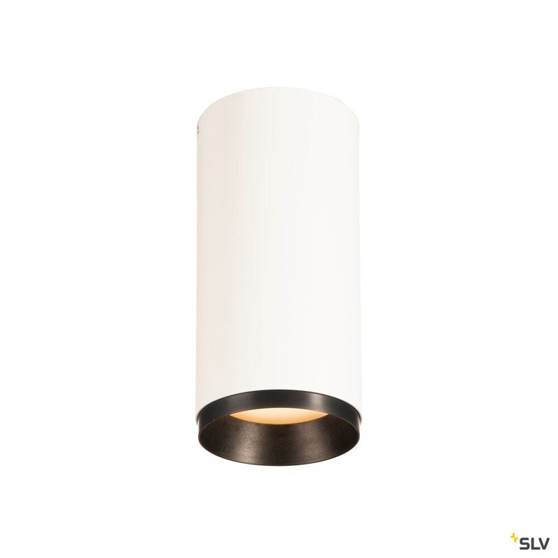 NUMINOS CL DALI M, Indoor LED recessed ceiling light white/black 3000K 24