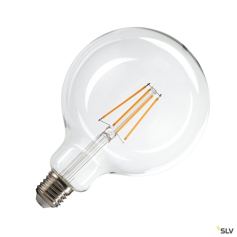 G125 E27, transparent LED light, 7.5W 2700K CRI90 320