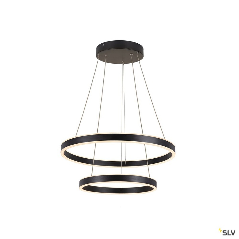 ONE DOUBLE PD PHASE UP/DOWN, Indoor LED pendant light black CCT switch 2700/3000K