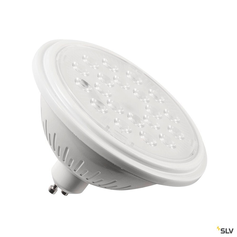 QPAR111 GU10 RGBW smart, white / transparent LED light, 10W CRI90 40