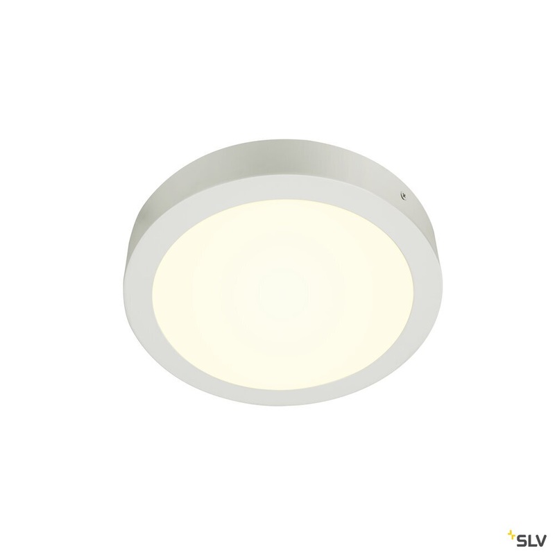 SENSER 24 CW, Indoor LED wall and ceiling-mounted light round white 4000K