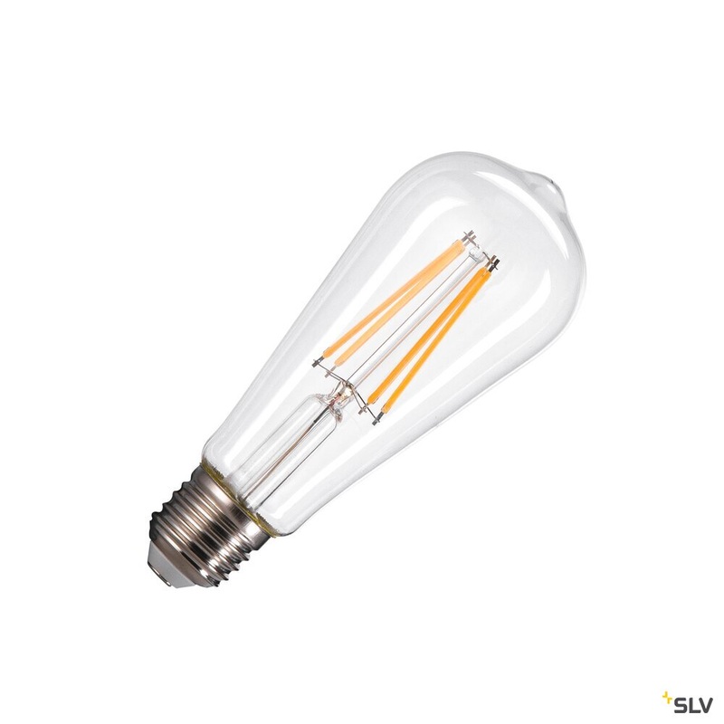 ST58 E27, transparent LED light, 7.5W 2700K CRI90 320