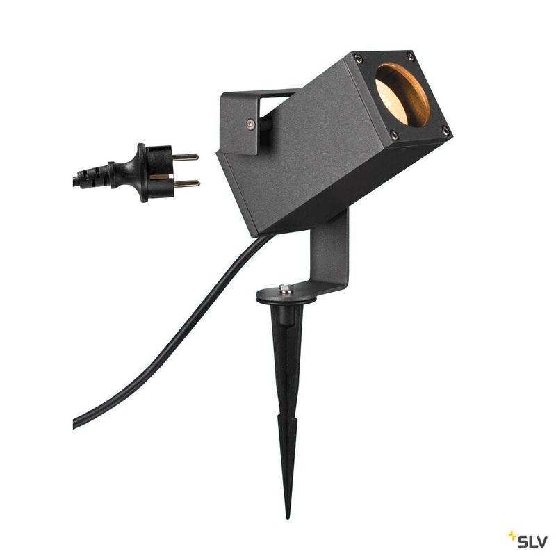 THEO BRACKET SP QPAR51, outdoor ground spike light anthracite