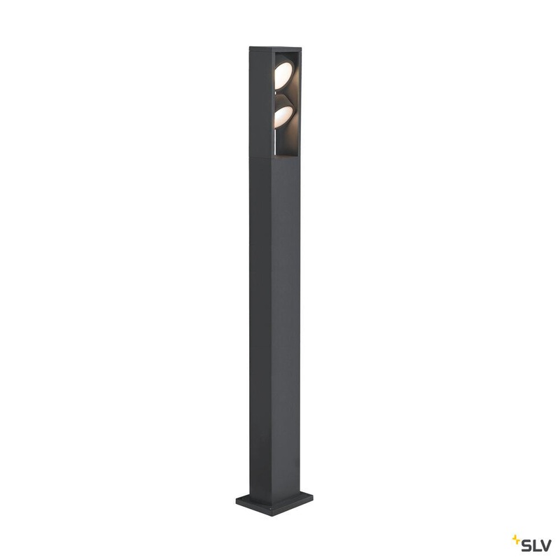 ESKINA FRAME 125 Pole double, anthracite free-standing lamp, 27W 3000/4000K 95