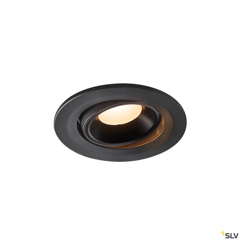 NUMINOS MOVE S, black recessed ceiling light, 3000K 20