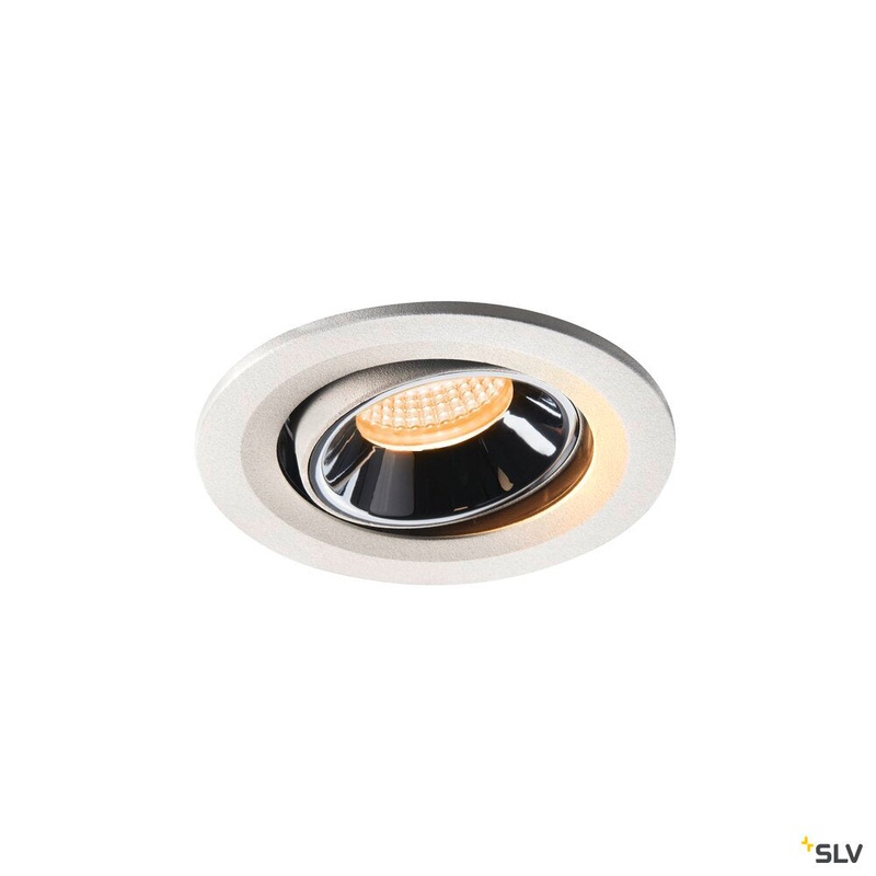 NUMINOS MOVE S, white / chrome recessed ceiling light, 2700K 20