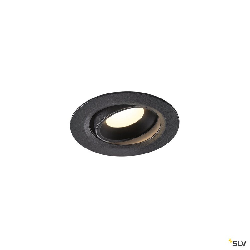 NUMINOS MOVE XS, black recessed ceiling light, 4000K 20