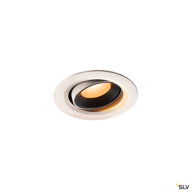 NUMINOS MOVE XS, white / black recessed ceiling light, 2700K 20