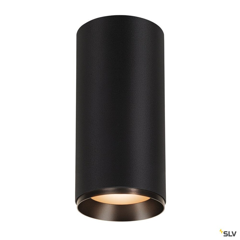 NUMINOS XL PHASE, black ceiling mounted light, 36W 3000K 24