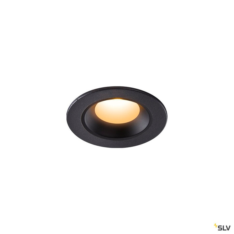 NUMINOS XS, black recessed ceiling light, 2700K 20