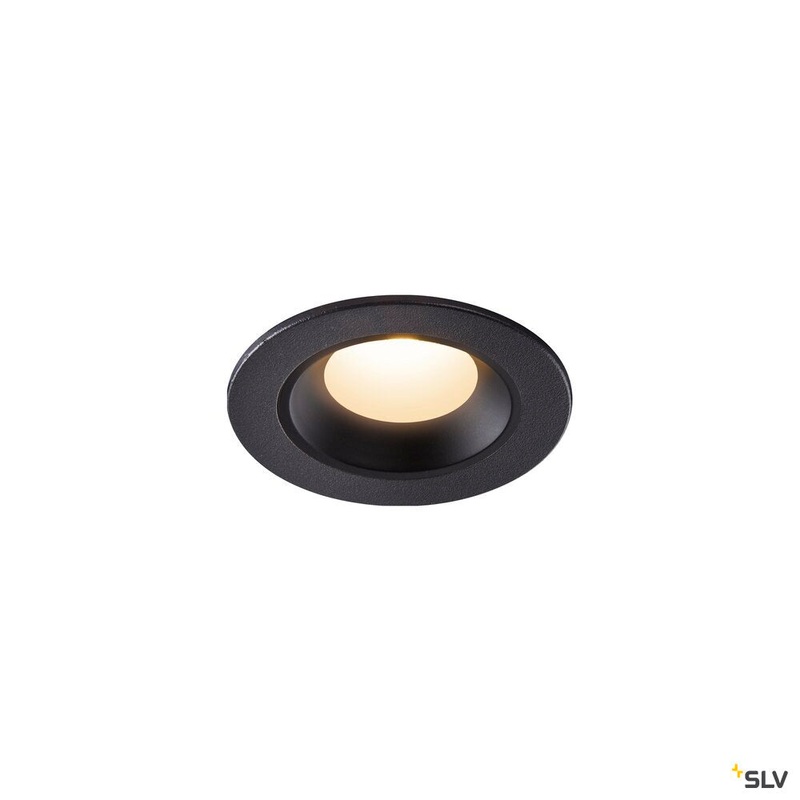NUMINOS XS, black recessed ceiling light, 3000K 20