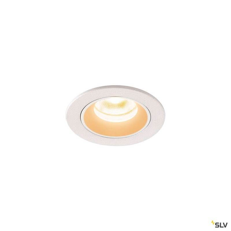 NUMINOS XS, white recessed ceiling light, 3000K 40