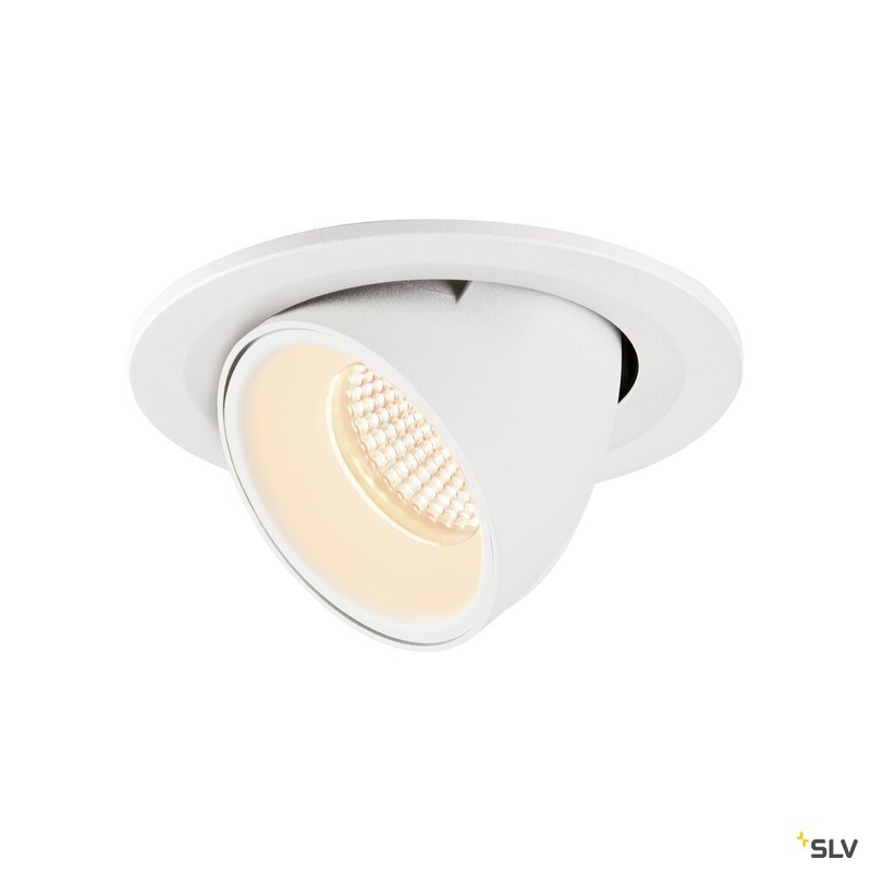 NUMINOS GIMBLE S, white recessed ceiling light, 2700K 20