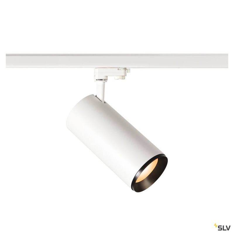 NUMINOS XL PHASE, white / black 3-phase spot, 36W 3000K 24