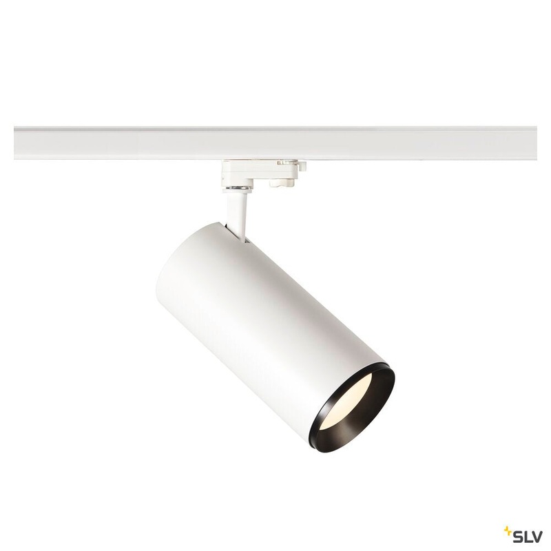 NUMINOS XL PHASE, white / black 3-phase spot, 36W 4000K 24