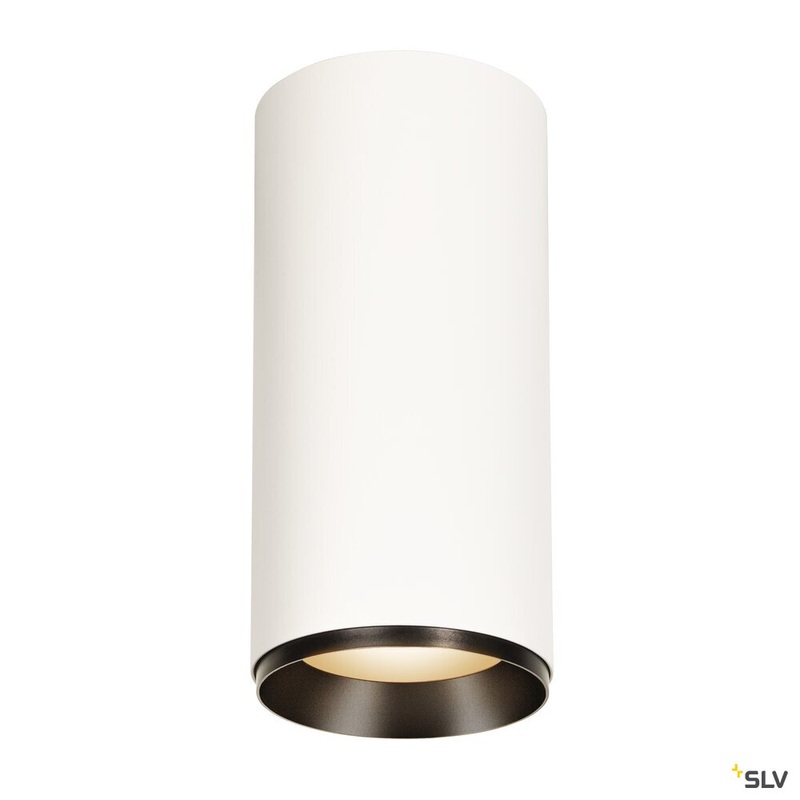 NUMINOS XL PHASE, white / black ceiling mounted light, 36W 3000K 24
