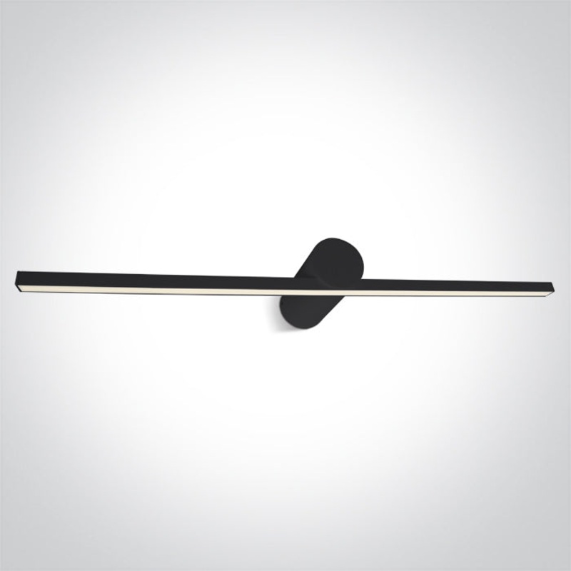 BLACK LED BATHROOM / WALL LIGHT 14W WW IP44 230V