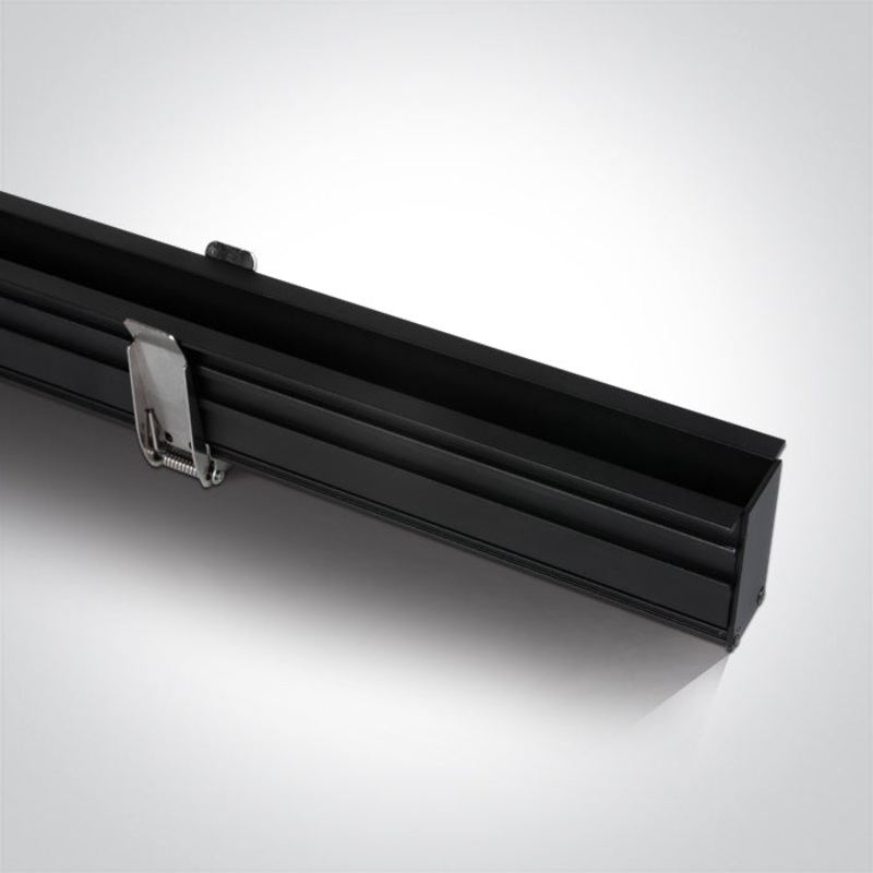 BLACK MAGNETIC RECESSED PROFILE 2m 48V MIDI