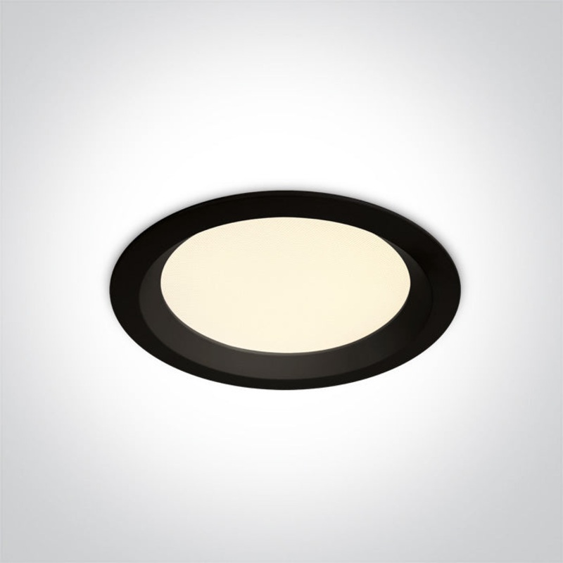 BLACK SMD LED UGR19 13W CCTV IP44 230V