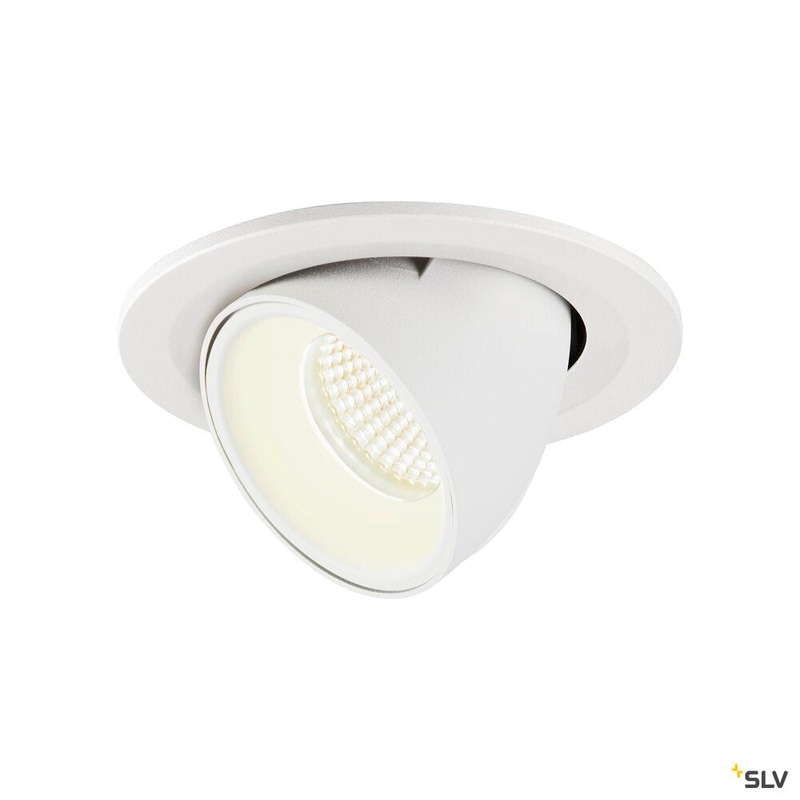 NUMINOS GIMBLE S, white recessed ceiling light, 4000K 20