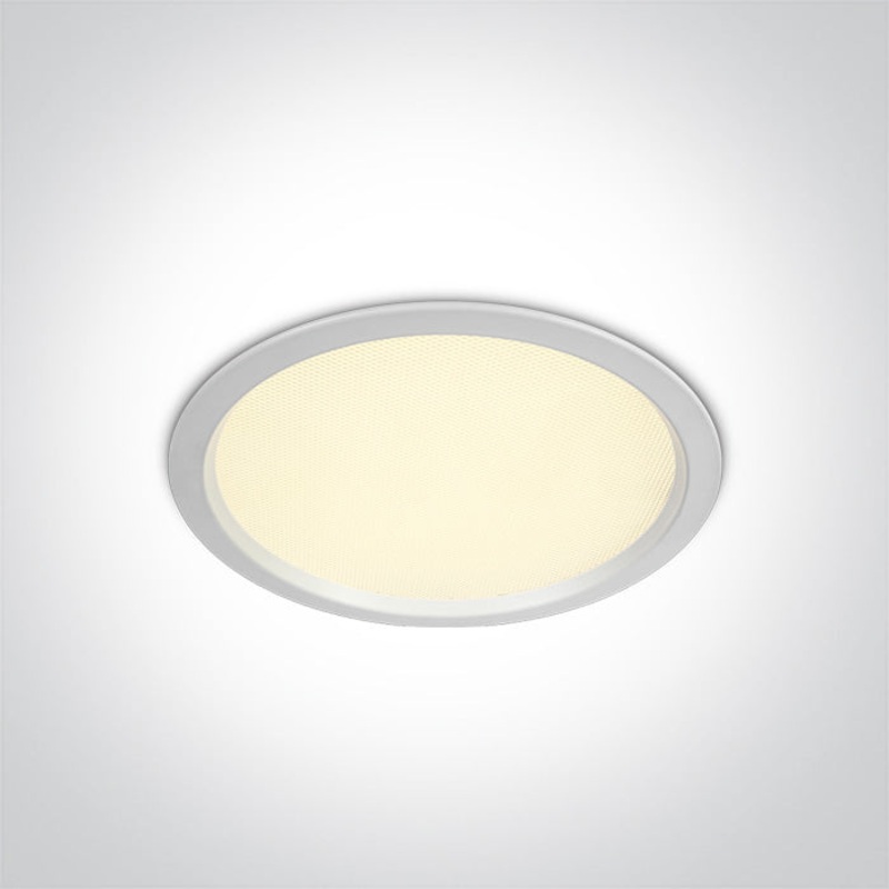 WHITE SMD UGR19 24W CCTV IP44 230V