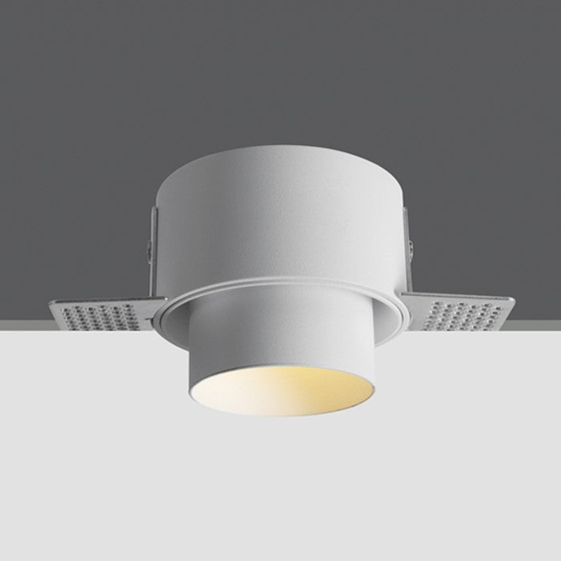 WHITE TRIMLESS GU10 10W DARK LIGHT
