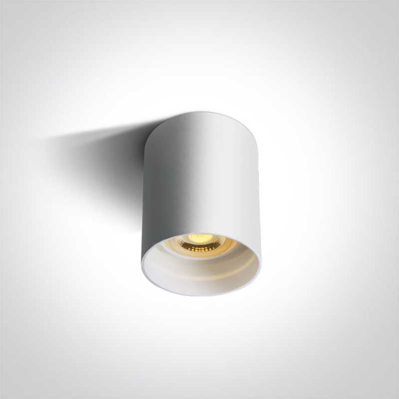 WHITE WHITE REFLECTOR GU10 10W DARK LIGHT