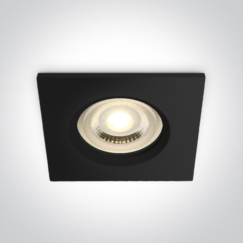 BLACK GU10 10W IP65