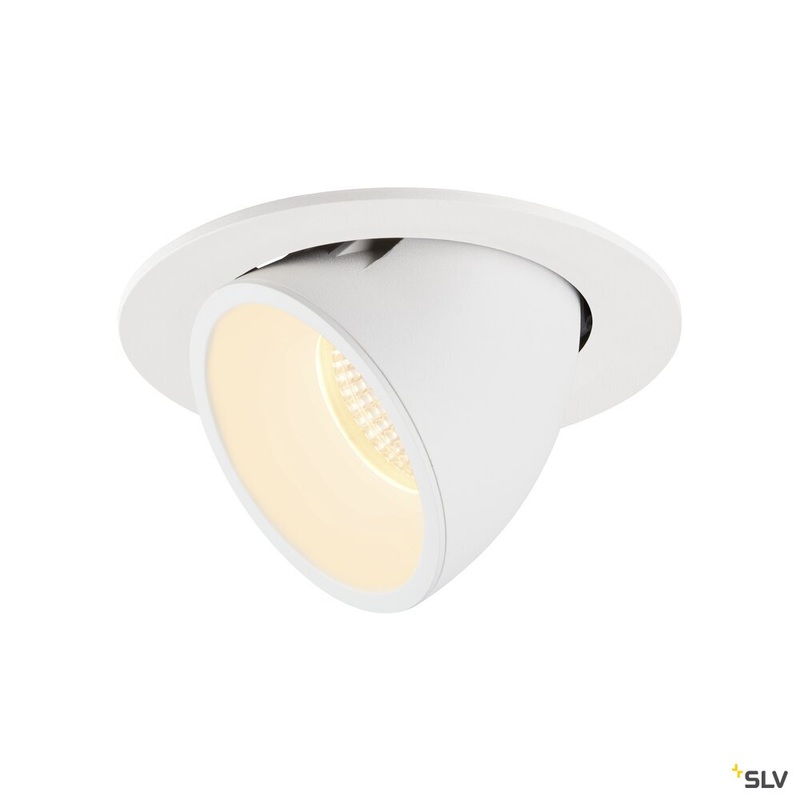 NUMINOS GIMBLE L, white recessed ceiling light, 3000K 20