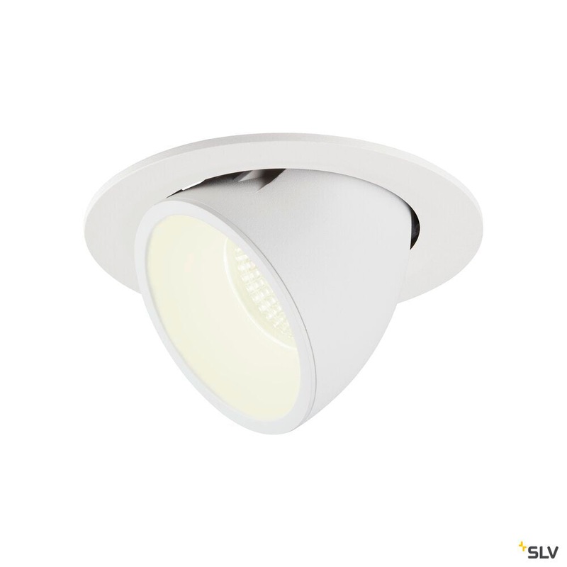NUMINOS GIMBLE L, white recessed ceiling light, 4000K 20