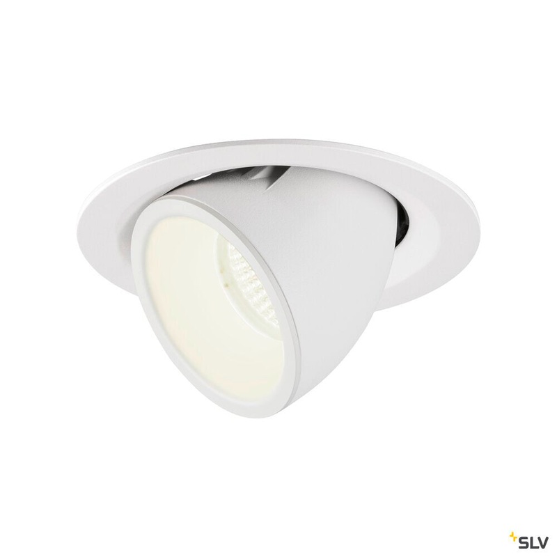 NUMINOS GIMBLE M, white recessed ceiling light, 4000K 20