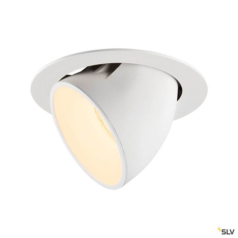 NUMINOS GIMBLE XL, white recessed ceiling light, 3000K 20