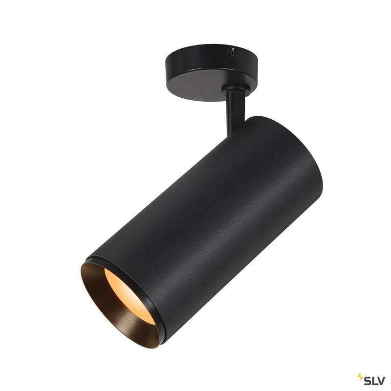 NUMINOS SPOT XL PHASE, black ceiling mounted light, 36W 2700K 24